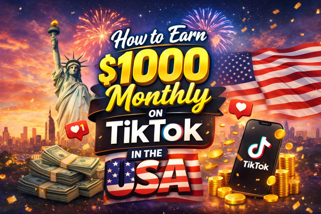 How to Earn $1000 Monthly on TikTok in the USA 1 How to Earn $1000 Monthly on TikTok in the USA