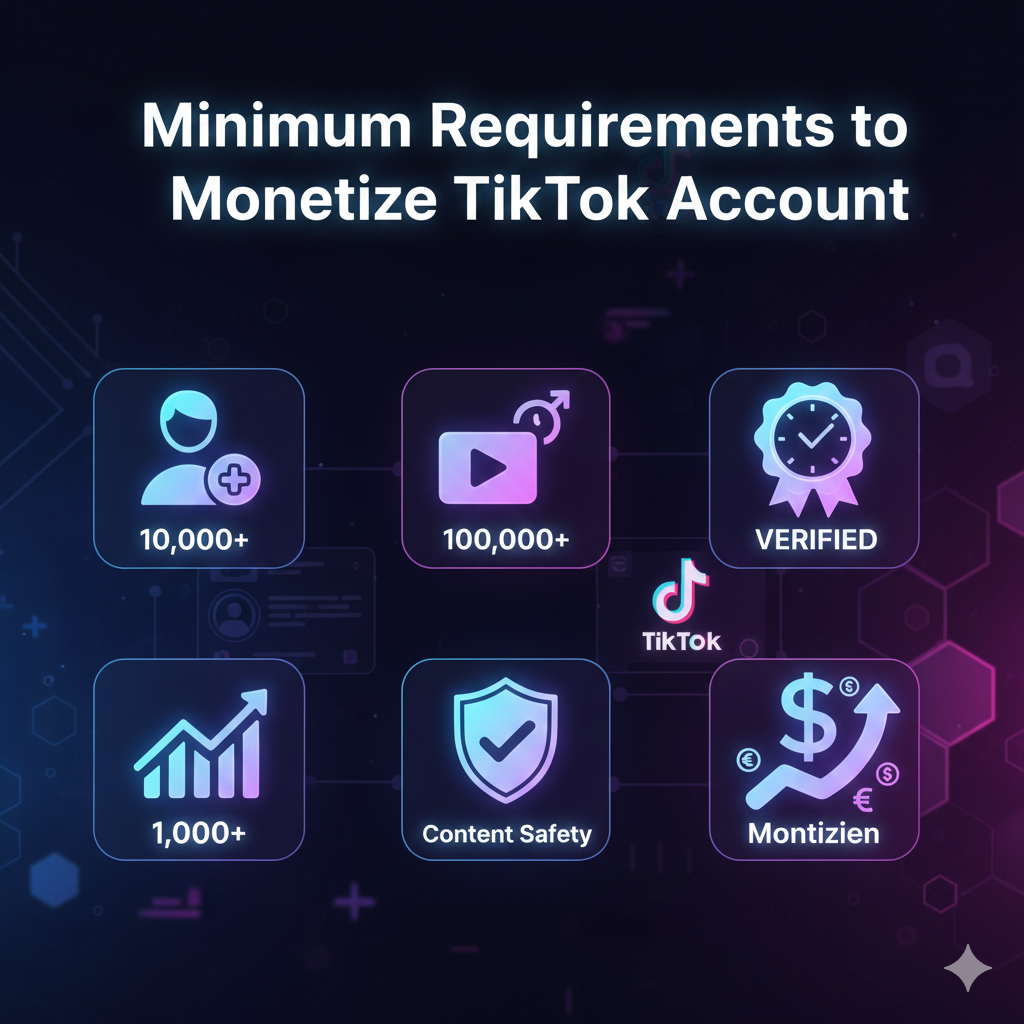 How to Earn $1000 Monthly on TikTok in the USA 5 Minimum Requirements to Monetize TikTok Account