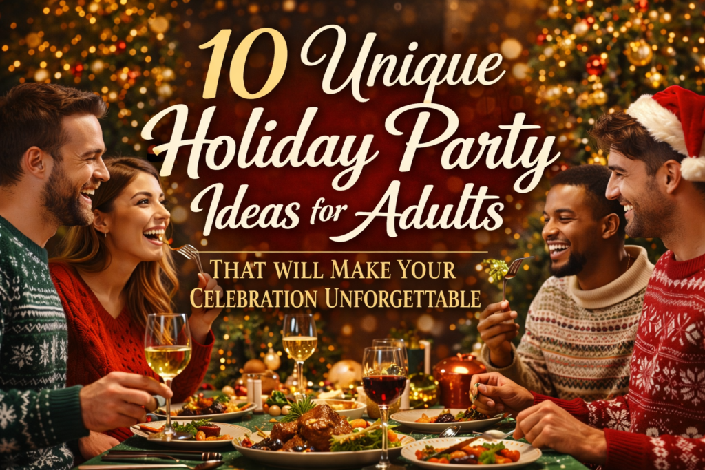 Unique Holiday Party Ideas for Adults